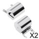 thumbnail image 2 of 1 par de cubiertas de bisagras para 250 255 G6 15-BS 15-BW 15- , 2x plata, 2 of 7