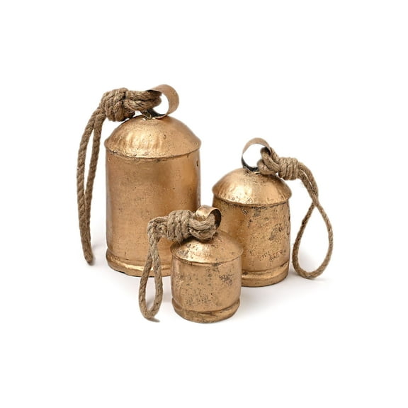 Incense Garden Set of 3 Hanging Harmony Bells Garden Rustic Relaxing Tranquil Wind Chimes