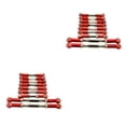 thumbnail image 4 of maskred 9Pcs / Set 9Pcs Tige de Traction Servo-Maillon de Direction pour 1/10 WLtoys K949 Commande Rouge 2Set, 4 of 6