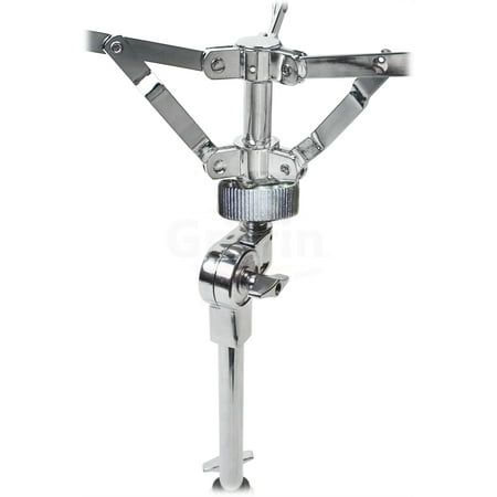 Cymbal Stand with Boom Arm & Snare Drum Stand Kit (3x Stands) by GRIFFIN | Chrome Percussion Hardware Set with Double-Braced Legs & Counterweight Adapter for Mounting Crash, Ride & Splash Cymbals