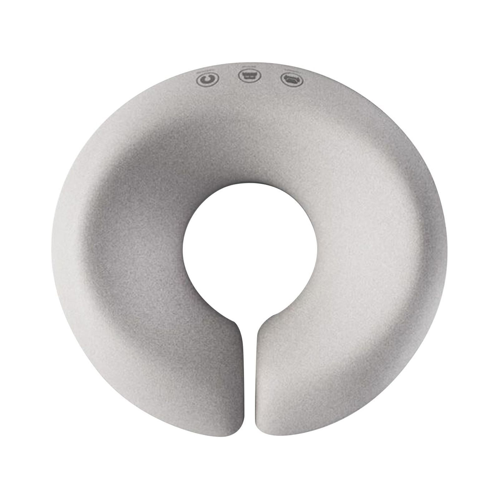 Salon Massage Pillow, Face Cradle Portable Breathable Universal U Shape Face Pillow Beauty Salon Pad for Travel Mom Dad Sponge Gray