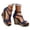 Blue, variant on Platform Wedge Sandals for Women Open Toe High Top Dressy Shoes Ankle Strap Wedges Party Sandal with Arch Support Black Size 6