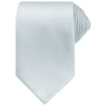 thumbnail image 1 of CORBATAS TEXTURIZADAS PARA HOMBRES DÍA DEL PADRE INSPIRE CHIC Color Sólido Clásico para Bodas Formales Tamaño Único Plata, 1 of 4