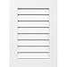 thumbnail image 3 of Ekena Millwork GVPVE26X1201SN Vertical Surface Mount PVC Gable Vent, 26 W Inch x 12 H Inch, Factory Primed White, 3 of 4