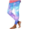 thumbnail image 2 of BRGZLK High Waisted Leggings For Women Space Printed Seamless Compression Leggings Stretchy Workout Yoga Pants, 2 of 5