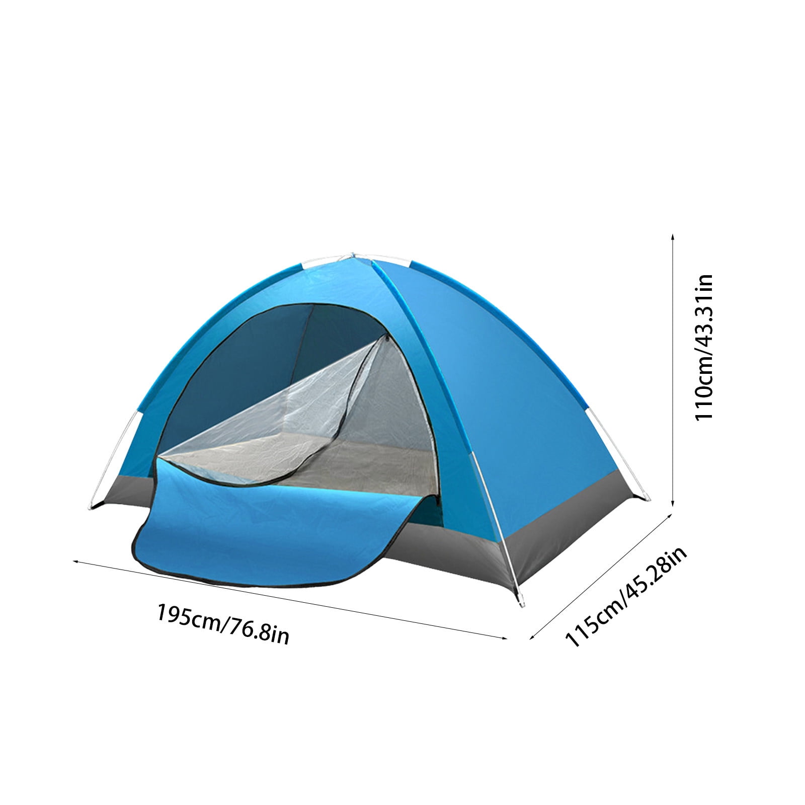 2024 New Camping Tent, Hiking Tent, Waterproof Tent, 2-Person Tent, Dome Tent for Camping and Hiking, Double Layer Waterproof Tent, Includes Rainfly, Easy Setup in 5 Mins