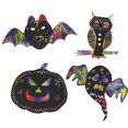 thumbnail image 3 of 2 Sets Scratch Art Kit Funny DIY Scratch Art Paper Scratch Art Pad for Halloween, 3 of 9