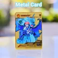 thumbnail image 4 of Metal Card Metal Pokémon Letters Mimikyu Pikachu Vmax Charizard Genga Anime Games Gift Gold Iron Playing Cards Kids Toys, 4 of 5