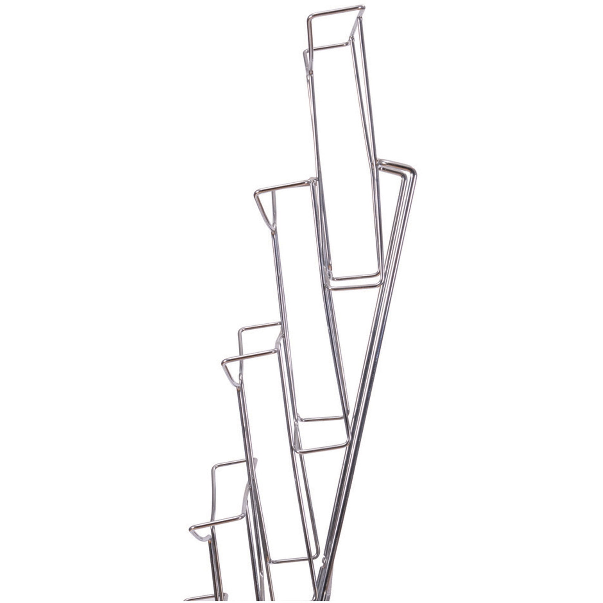 Alba Display Rack - 400 X Sheet, 7 X Document - 7 Compartment(s) - 59.1" Height - Floor - Metal - 1 Each