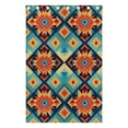 thumbnail image 4 of Tribal Rustic Pattern Retro Black Out Curtains 84 Inch Length for Bedroom Living Room Windows 2 Panels Set, 4 of 6
