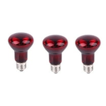 3Pc E27 Heating Emitter Lamps for Reptile Terrarium, Lizard and Snake Pet Heat Bulbs, Aquarium Warm Light