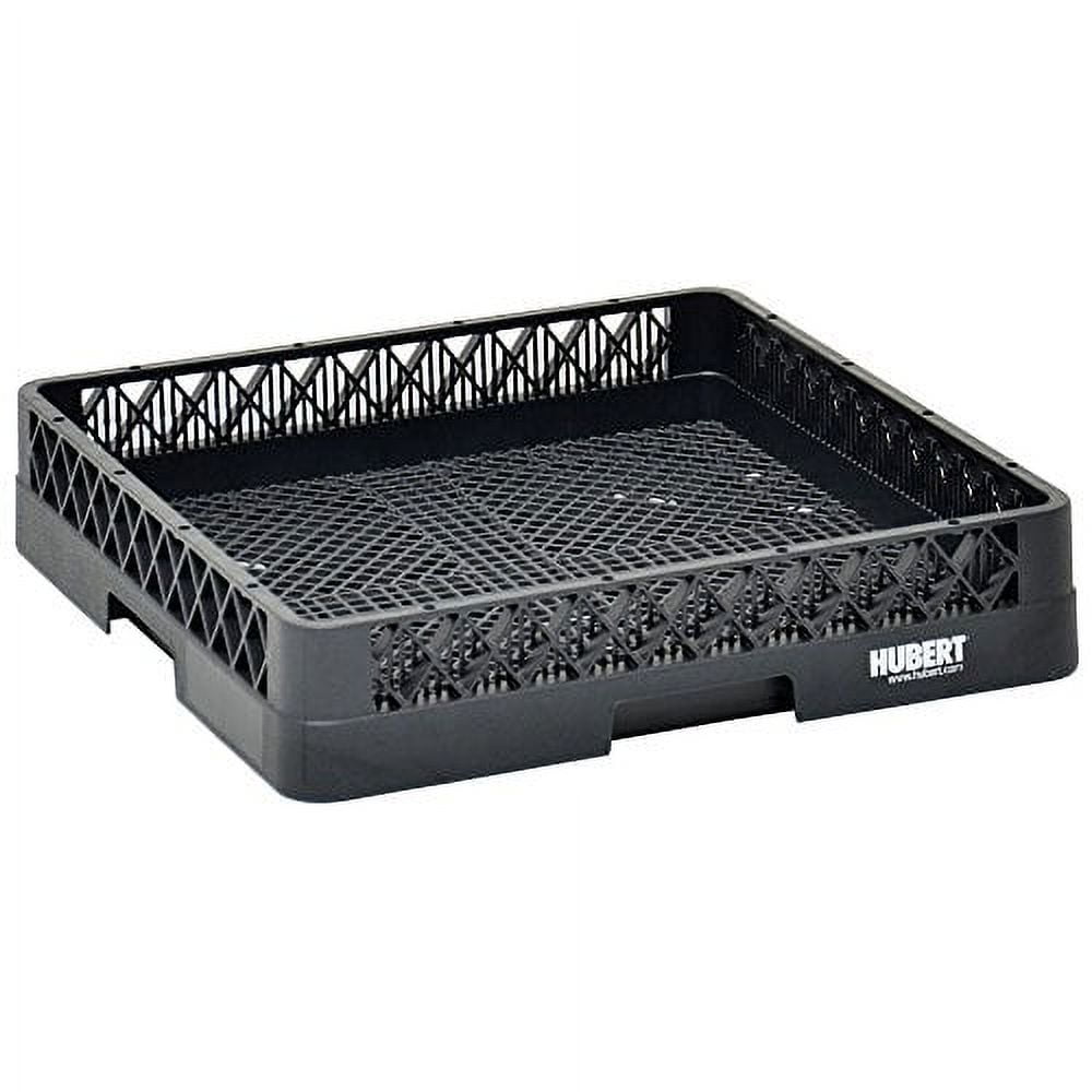 Vollrath Traex Black Plastic Flatware Dishwashing Rack - 19 3/4"L x 19 3/4"W x 4"H