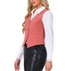 thumbnail image 4 of INSPIRE CHIC Chaleco de mujer Steampunk de terciopelo sin mangas para Navidad, con botones y cuello en V, chalecos de traje S Naranja Rosa, 4 of 6