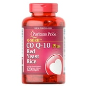 Q-Sorb CoQ10 Plus Red Yeast Rice,120 Softgels by Puritan's Pride