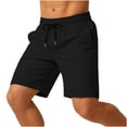 thumbnail image 6 of gbyLJF Men's Workout Running Shorts Quick Dry Beach Swim Trunks with Pockets Drawstring Elastic Waist Summer Shorts, 6 of 9