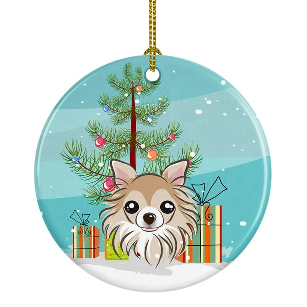 Christmas Tree And Chihuahua Ceramic Ornament Walmart Com Walmart Com