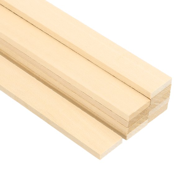 Varillas de Madera Uxcell de 13/16 Pulgadas 10 Pcs de 7.8 Pulgadas de Largo Varillas de Madera Cuadradas sin Terminar para Suministros de Manualidades DIY