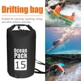 thumbnail image 5 of Niovtt Waterproof Dry Bag Pack Sack Swimming Kayaking River Trekking (15L Black), 5 of 6