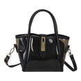 thumbnail image 2 of Bolsa bandolera de moda de gran capacidad con asa superior para mujer (negro) Likrtyny Para Estrenar, 2 of 9