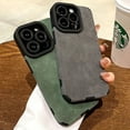 thumbnail image 2 of Phone Case Luxury Cortex Leather For Iphone 15 14 13 12 11 Pro Max Soft Silicone Cases Cover, 2 of 14