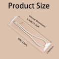 thumbnail image 2 of GSXRB PVC Jewelry Pouches Clear Zipper Bags Anti Oxidizing Earrings Storage Bags for Storage Jewelry Packing Bags (2.36 * 9IN), 2 of 6