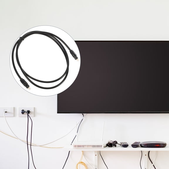 HEMOTON 2 Pcs Optic Cord Optical Audio Cable