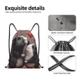 thumbnail image 4 of Saiise Heart Guinea Pig Couple Pattern Sports Drawstring Backpack - String Swim Gym Bag with Wet Proof Pocket for Women&Men-Medium, 4 of 6
