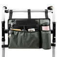 thumbnail image 3 of Sac de Marche avec Porte-Gobelet Sac de Rangement Grande Capacité Sac de Rangement pour Fauteuil Roulant Sac de Rangement Pliant pour Déambulateur Rollator Bleu, 3 of 9
