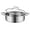 Single soup vessel, variant on Giaone Efficient Heat Conduction 304 Stainless Steels Pot with Glass Lid Even Cooking