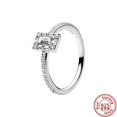 thumbnail image 1 of Auténtico 100% Plata de Ley 925 corona corazón flor ala circonita transparente brillante CZ Pantaro anillos para mujer joyería aniversario, 1 of 5