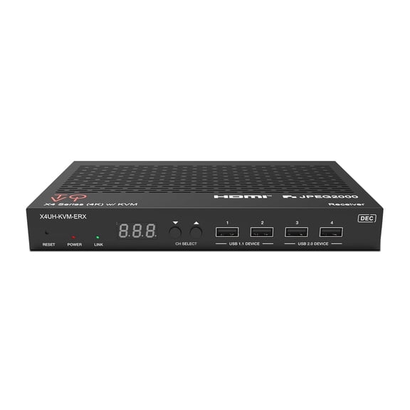 ToVi X4 4K Decoder (Video Wall, KVM, eARC) - (X4UH-KVM-ERX)
