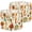 Color 1, variant on Linen Drum Lamp Shades Colorful stained glass window Abstract stained glass Art 13" x 13" x 10" Lampshade for Table Lamps Floor Lamps Lamp Shade Replacement Easy Assembly Required