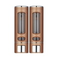 thumbnail image 1 of 400ML Dual Head Wall Mount Shower Bath Washing Lotion Soap Shampoo Dispenser Bathroom Rugs Non Slip, 1 of 5