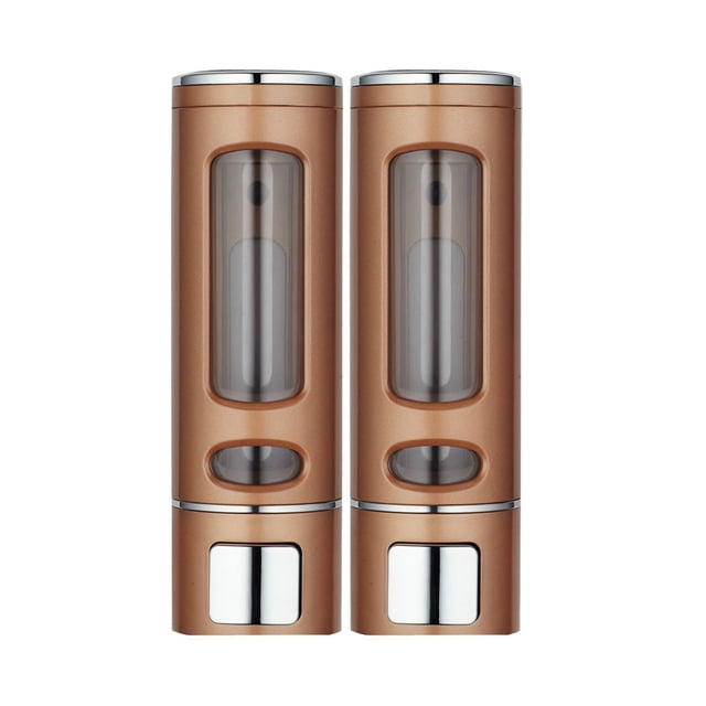 400ML Dual Head Wall Mount Shower Bath Washing Lotion Soap Shampoo Dispenser Bathroom Rugs Non Slip
