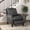 Gray, variant on Transitional Reclining Chair | Suitable for Home's Décor | Attached Back and Seat Cushions | Beige - Brown Color