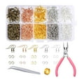 thumbnail image 1 of Ganchos para Pendientes Perfecl 125 Uds Suministros para Hacer Pendientes, 1 of 3