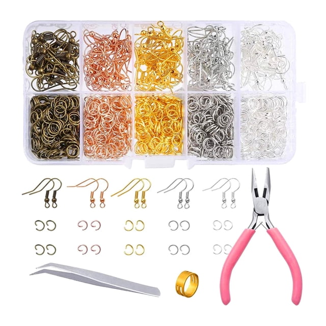 Ganchos para Pendientes Perfecl 125 Uds Suministros para Hacer Pendientes