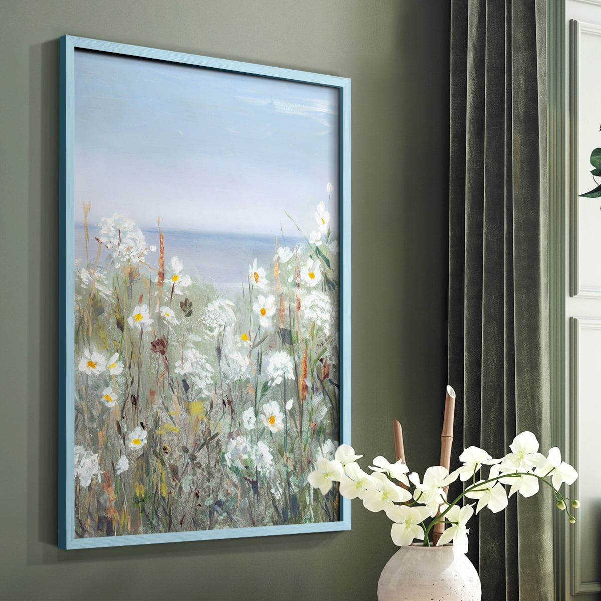 Wild Sea Breeze II Framed Print - Solid Wood in Single Picture Frame Solid Wood 2 Framed Print