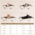 thumbnail image 4 of Cuna elevada para perros EHEYCIGA para perros grandes de 35 a 125 libras, 4 of 9