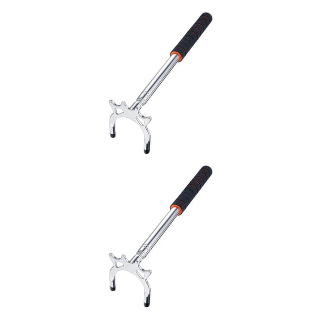 Toystoory Cue Bridge Tenedor alto Soporte de billar Artesanía de acero inoxidable Palo de piscina Superficie lisa Dulce regalo Suministros Type2 NO2