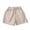 Beige, variant on Lenpel Toddler Girls' Shorts Elastic Waist Lace Trim Pull on Hot Wide Leg Shorts Casual Summer Shorts with Pockets