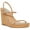 Tan Suede, variant on Womens Udell Leather Slip On Wedge Sandals