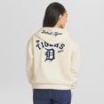 thumbnail image 2 of Women's WEAR by Erin Andrews Cream Detroit Tigers Full-Zip Hoodie, 2 of 4
