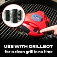 thumbnail image 6 of Grillbot Automatic BBQ Grill Cleaning Robot Replacement Brushes - Set of 3 Stainless-Steel Brushes, 6 of 7