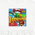 thumbnail image 4 of Inktastic I'm Four Comic Book Girls Toddler Dress, 4 of 5