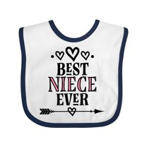 Inktastic Best Niece Ever from Aunt Girls Baby Bib