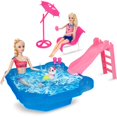 thumbnail image 1 of Set de juego de billar BETTINA Glam Pool con tobogán para muñecas de 30 cm con Acc, 1 of 7