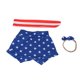 thumbnail image 3 of Pantalones cortos para bebé, pantalones cortos con estampado de estrellas para bebé, diadema con lazo, pantalones cortos para niñas, características de vanguardia, 3 of 8