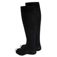 thumbnail image 3 of Truform Knee High Stockings, Open Toe: 30 - 40 mmHg, Black, Large, 3 of 9