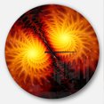 thumbnail image 1 of Designart Horloge Murale Moderne Ailes de Dragon, 1 of 6